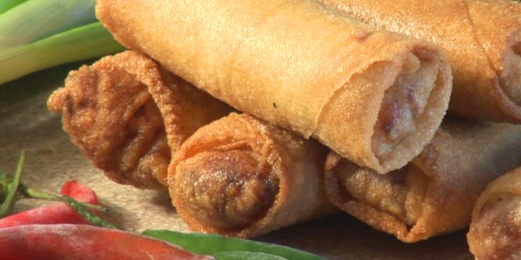 Vegetable spring rolls pastry