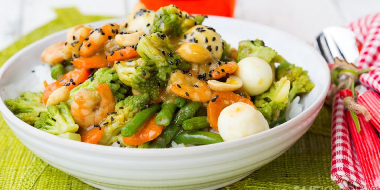 Asian-style vegetables for