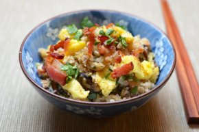 Asian Cauliflower Fried Rice by Michelle Tam 