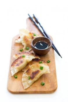 Asian Chicken Dumplings (Two Ways) | chefsavvy.com #recipe #dumplings #asian