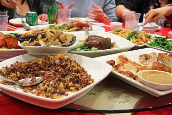 Chinese New Year feast