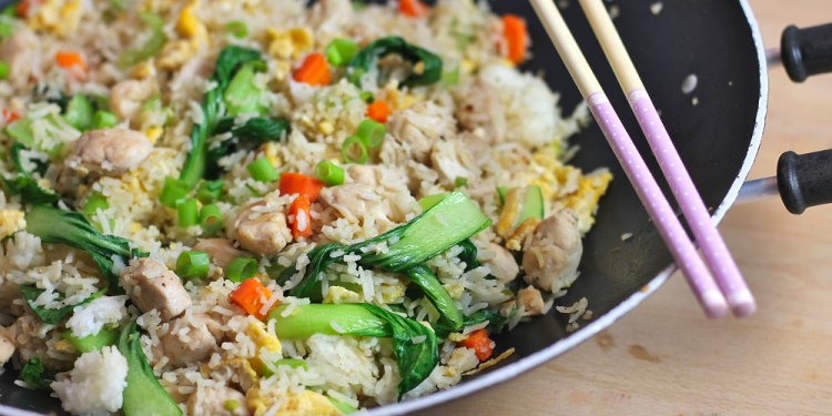 Chinese Vegetable Stir Fry rice recipe
