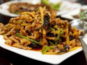 Chinese stir fried pork dish