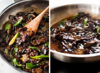 Crispy Sticky Mongolian Beef - PF Chang's copycat, done right! Less oil, all the flavor and not stickly sweet. Easy!