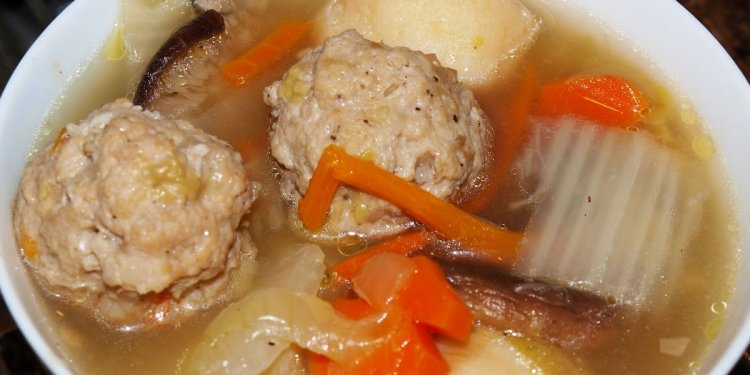 Chinese Meatball Soup recipe