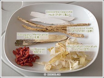 Herbs used in Chicken Soup 炖鸡汤