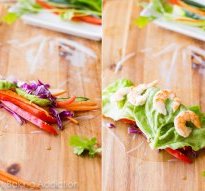 Homemade Fresh Summer Rolls with Easy Peanut Dipping Sauce are healthy, adaptable, and make a wonderful light dinner, lunch, or appetizer. Here's exactly how I make them.