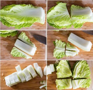 How to Cut Napa Cabbage | omnivorescookbook.com