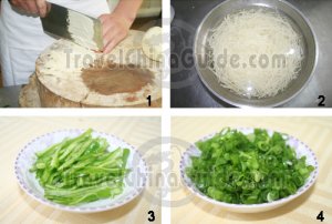 Preparation for making Potato with Vinegar Flavor