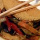 Chinese dish with pancakes