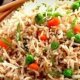 Recipe for vegetables Fried rice Chinese style