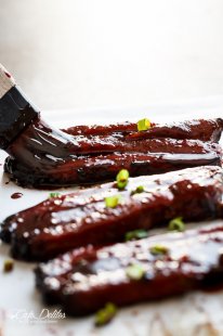 Sticky Chinese Barbecue Pork Belly Ribs (Char Siu) | 