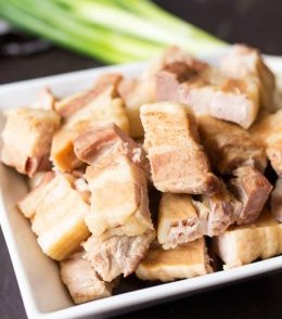 Sticky Chinese Belly Pork - Slow-cooked until meltingly tender and then finished with a spicy sticky glaze.