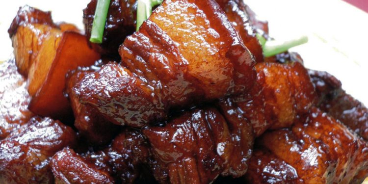 Stew pork belly Chinese recipe