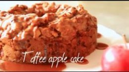 Toffee apple cake