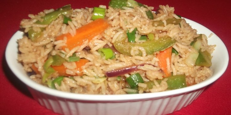 Chinese Vegetarian Fried rice Recipes