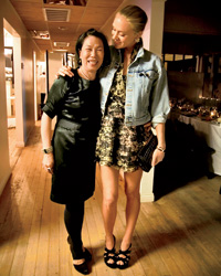 Wendy Leon with actress Chloë Sevigny